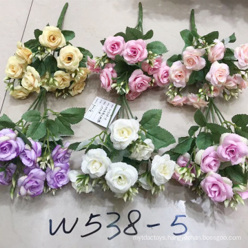 Colorful Artificial Flower Bouquet Simulation Bunch for Home Decoration